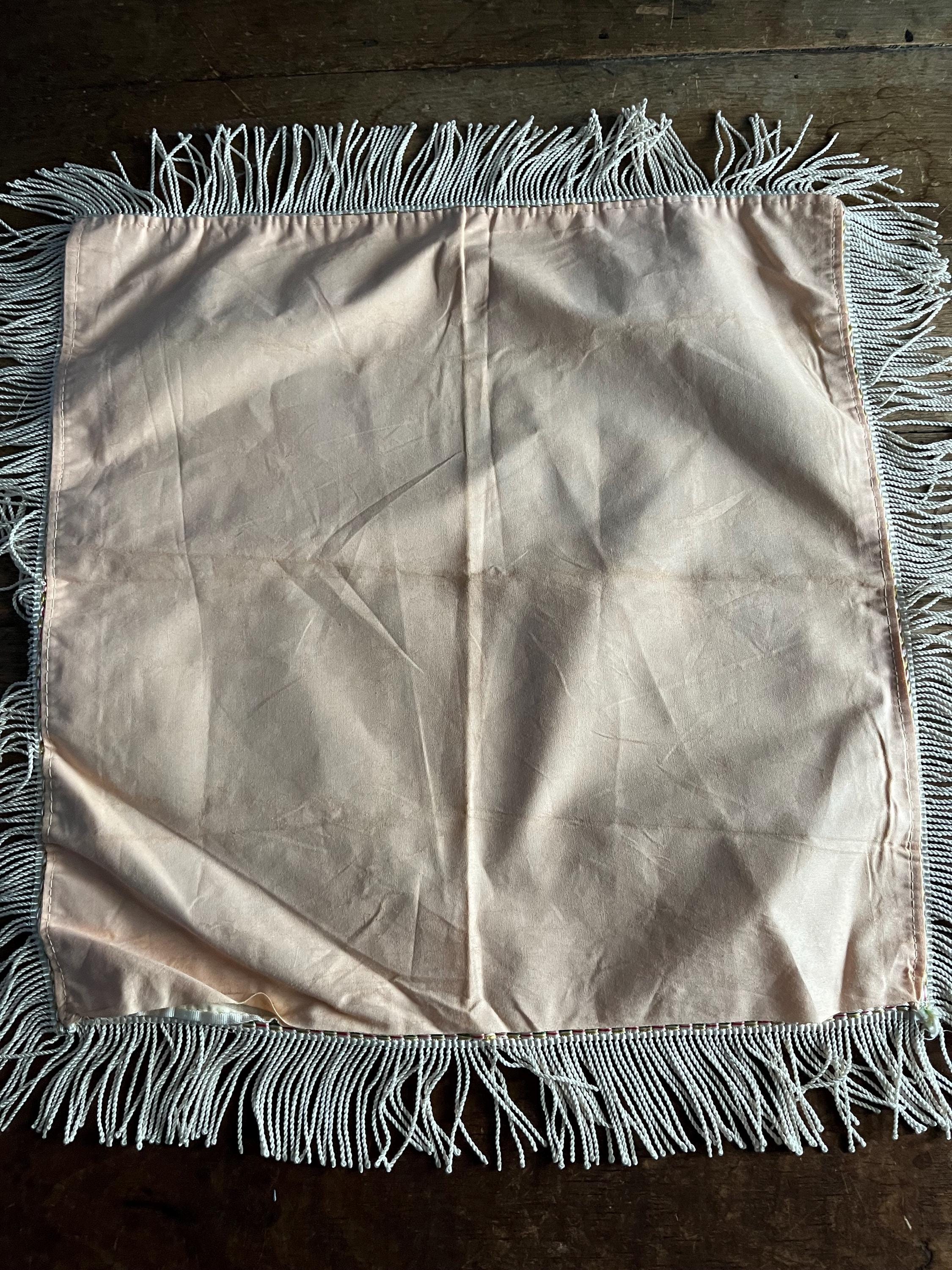 40’s〜50’s Souvenir pillow case Vintage 1940s 1950s Yellowstone Souvenir Pillow Cover Mother and