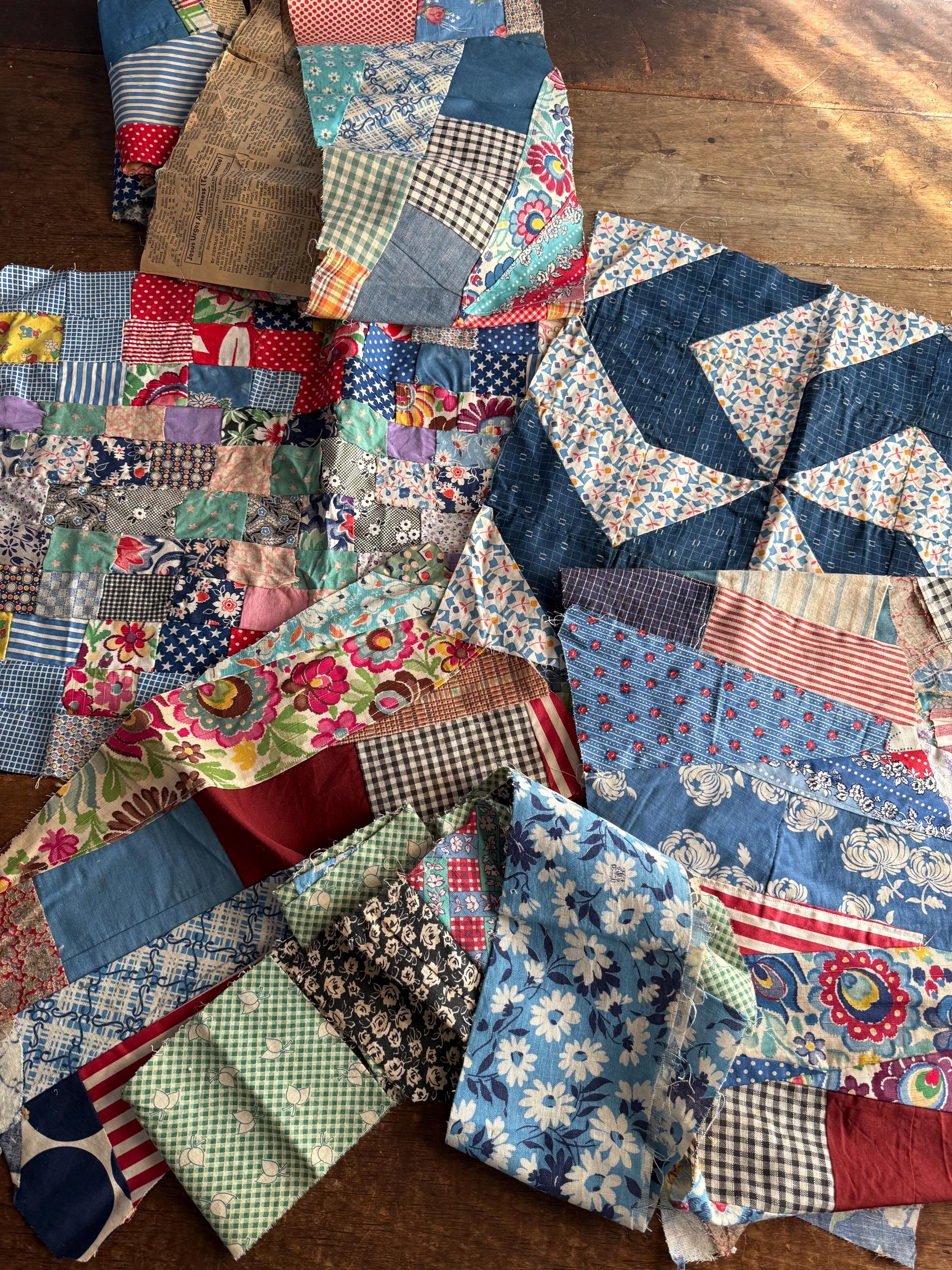 アンティークキルト／ビンテージキルト アンティークキルトダブルエックス - アンティークショップWish&