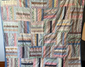 クロスロード ヴィンテージ キルトトップ、1940年代頃、ヴィンテージ