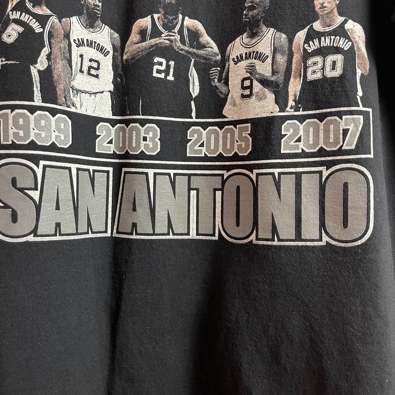 San Antonio Spurs 2007 NBA Champions NBA Player Tee - Etsy