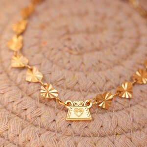 Stainless Steel Heart Soul Lock Bracelet, Gold, Silver, Dainty