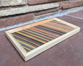 Recycled Skateboard Rolling Tray
