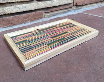 Recycled Skateboard Rolling Tray