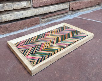 Recycled Skateboard Rolling Tray