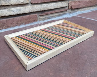 Recycled Skateboard Rolling Tray