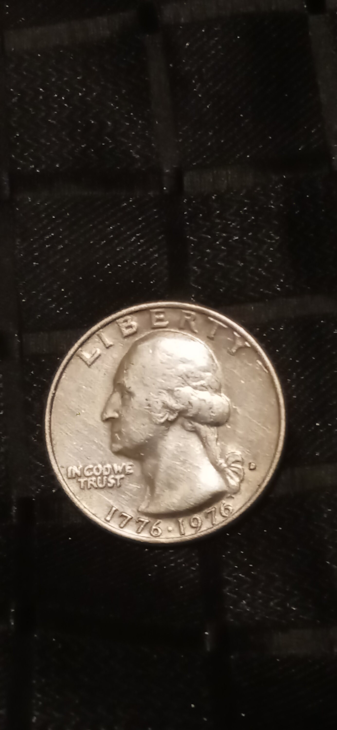 1976 D mint mark Bicentennial quarter in good condition | Etsy