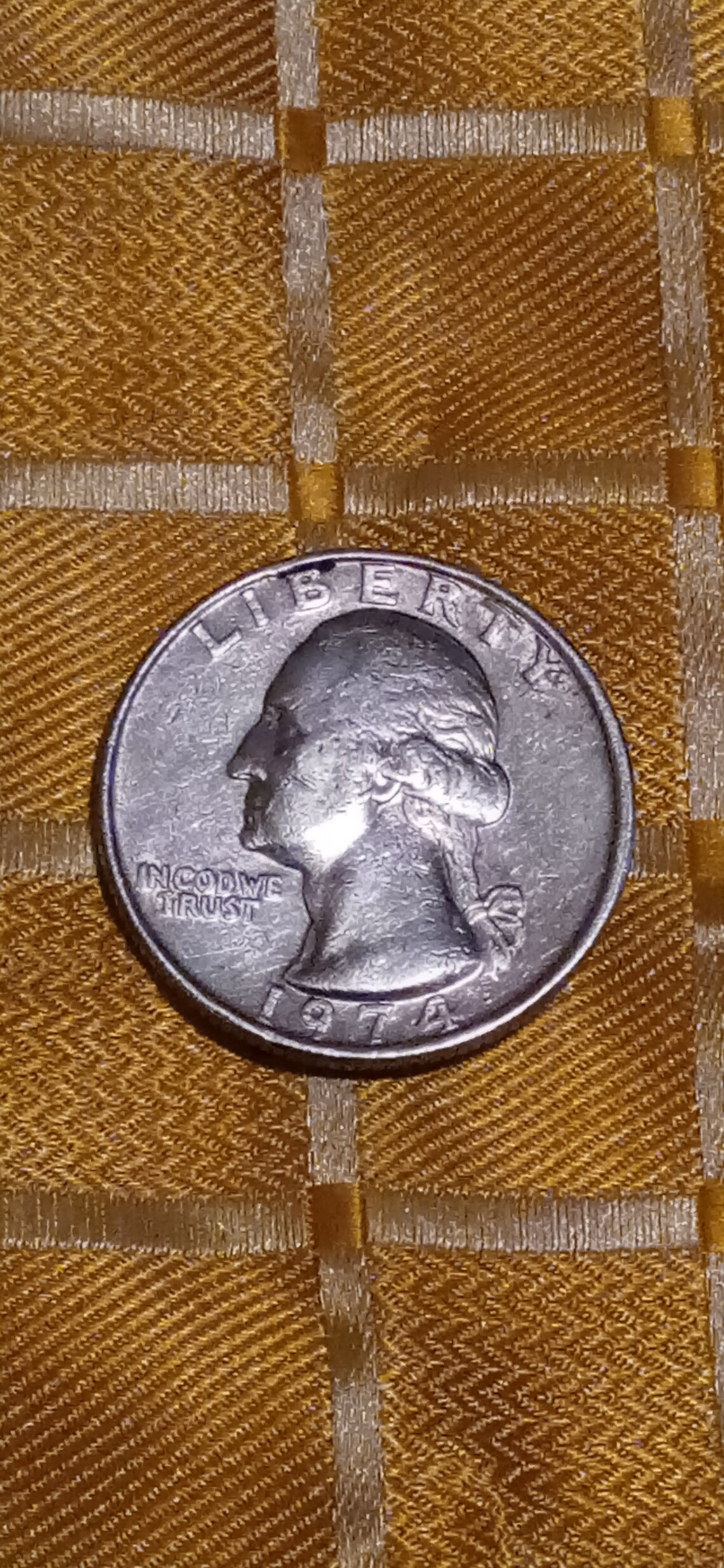 1974 No Mint Mark Quarter Etsy