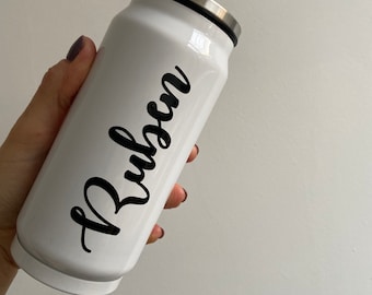 Vaso personalizado,Vaso reutilizable personalizado,Botellas aisladas de acero inoxidable,Regalos de dama de honor,Pajita con tapa para botella de agua