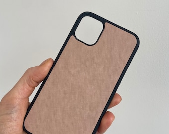 Funda de iPhone desnuda, funda de iPhone 11 iPhone 11 Pro Max Funda de teléfono de cuero PU para iPhone, cuero Saffiano PU, vegano