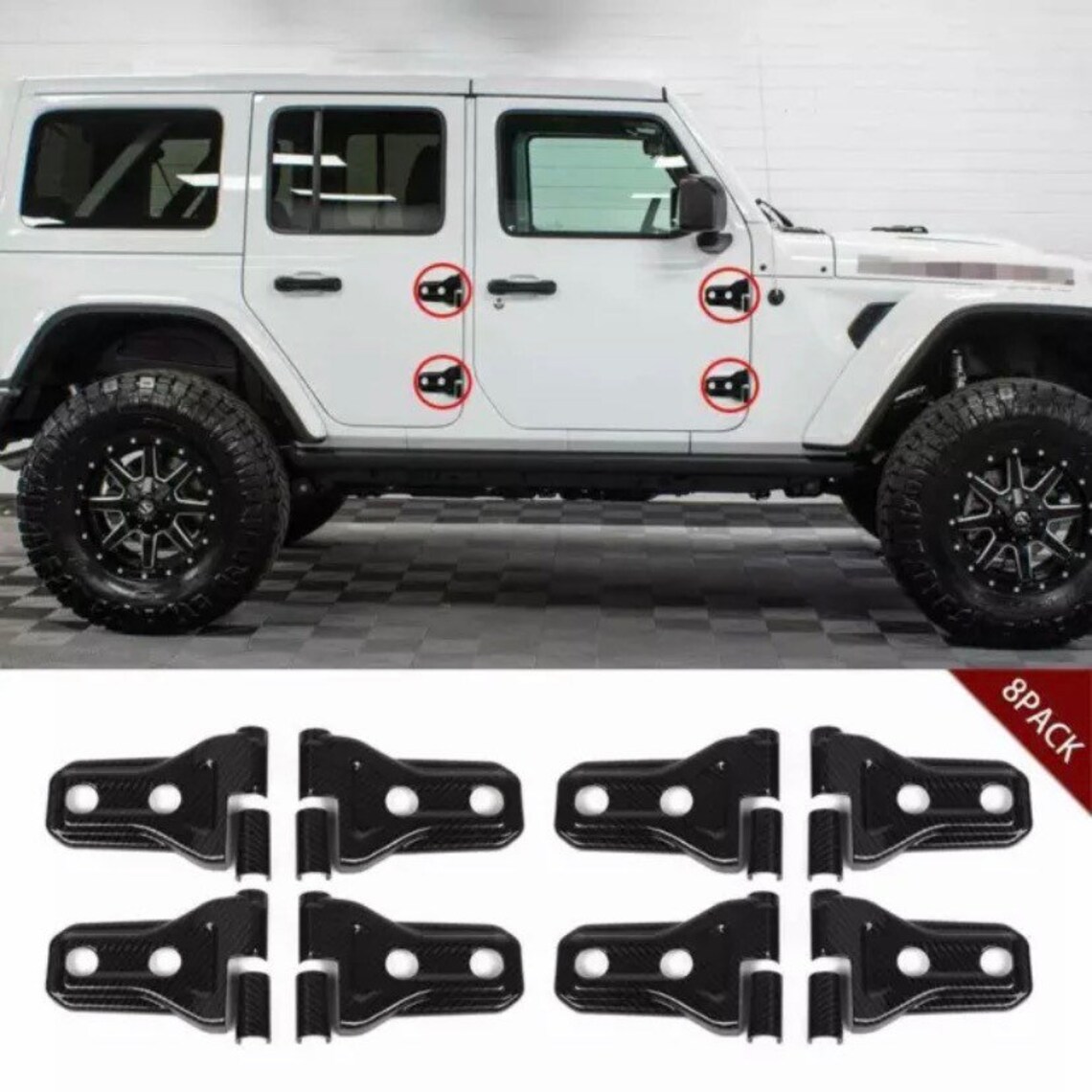 Door Hinge Cover Trim for Jeep Wrangler JL 2018 19 20 2021 Etsy