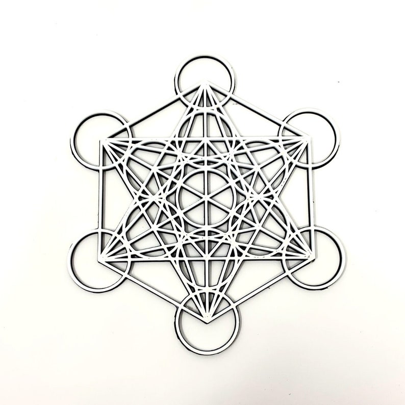 Metatron's Cube Sacred Geometry Wall Art - Etsy
