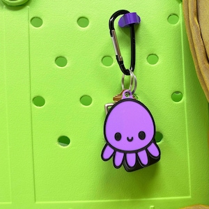 Cute Octopus Kawaii Keychain - Attach your keys - Keeps your bags stylish and cute! - Made in the USA!