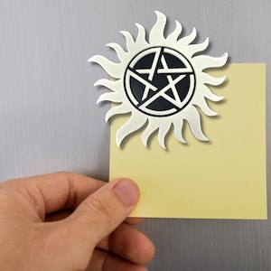 Supernatural Glow in the Dark Fridge Magnet - Supernatural Merchandise Perfect for Fans of the Show