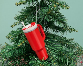 Tumbler Cup Replica Weihnachtsschmuck | 2023 Beliebte Wasserflasche Replica Becher Urlaub Ornament