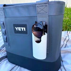Sunglasses Holder Attachment Compatible with Soft Yeti Coolers & Backpacks with Straps - Holds Your Sunglasses in Place - Made in USA!
