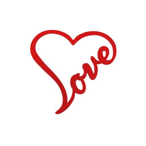 Valentinstag - Roter Liebesmagnet - Toll für Geschenke zum Valentinstag, Jahrestag oder zu jedem anderen Anlass - Paare toll mit Blumen!