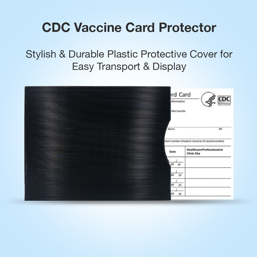 CDC Vaccination Card Protector - Stylish & Durable Plastic Protective Sleeve for Easy Transport and Display - 3 Unique Colors - Etsy CDC Vaccination Card Protector - Stylish & Durable Plastic Protective Sleeve for Easy Transport and Display - 3 Unique Colors - Etsy