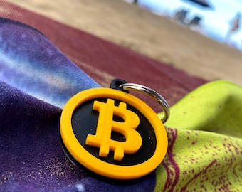 Bitcoin Keychain - Porte-clés décoratif pour les fans de crypto-monnaie