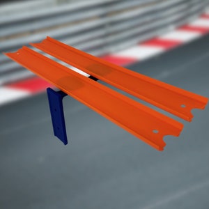 Racetrack Wall Connectors Compatible with Hot Wheels Tracks | Screw in or Adhesive Version | Create Epic RaceTracks