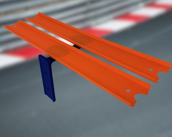 Racetrack Wall Connectors Compatible with Hot Wheels Tracks | Screw in or Adhesive Version | Create Epic RaceTracks