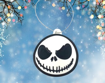 Jack Skellington Christmas Ornament - Nightmare Before Christmas Decorative Holiday Ornament - Made in The USA