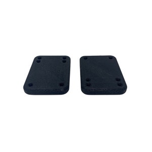 Longboard/Skateboard 1/4 inch Premium Riser Shock Pads - Enhanced Riding Quality - Increased Shock Absorption