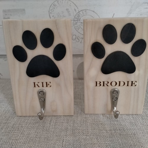 Personalised Dog Lead Holder Etsy UK