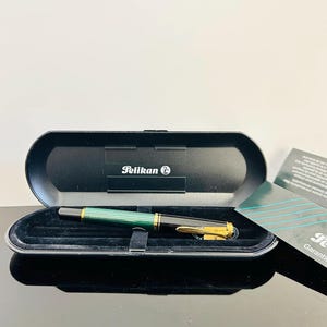 Pelikan Pen M600 Green Gold Luxury Edition | 18k Gold Nib | Original Vintage Germany Old Style 1990s