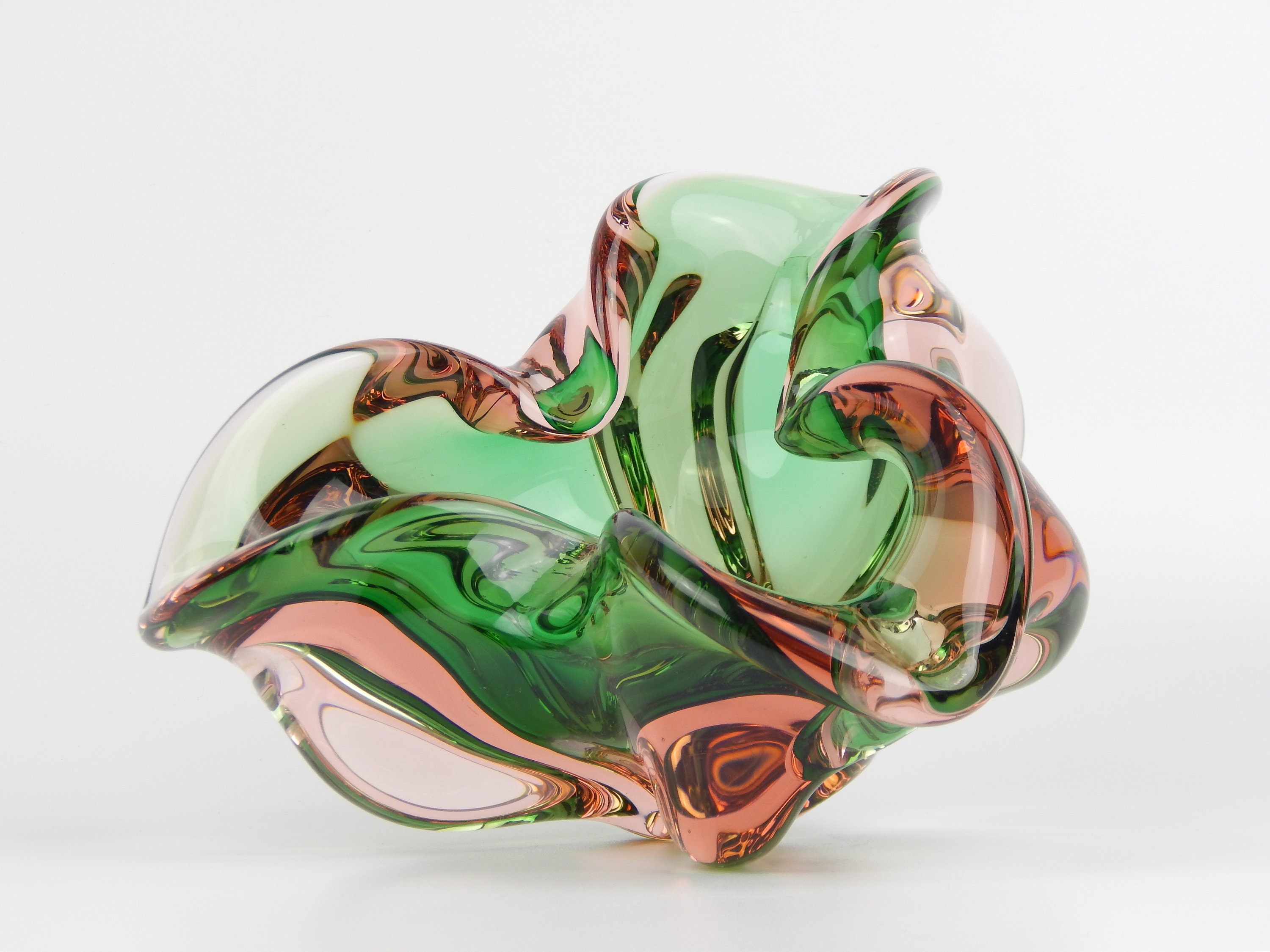 Vintage Decorative Glass Set From Designer Josef Hospodka Etsy