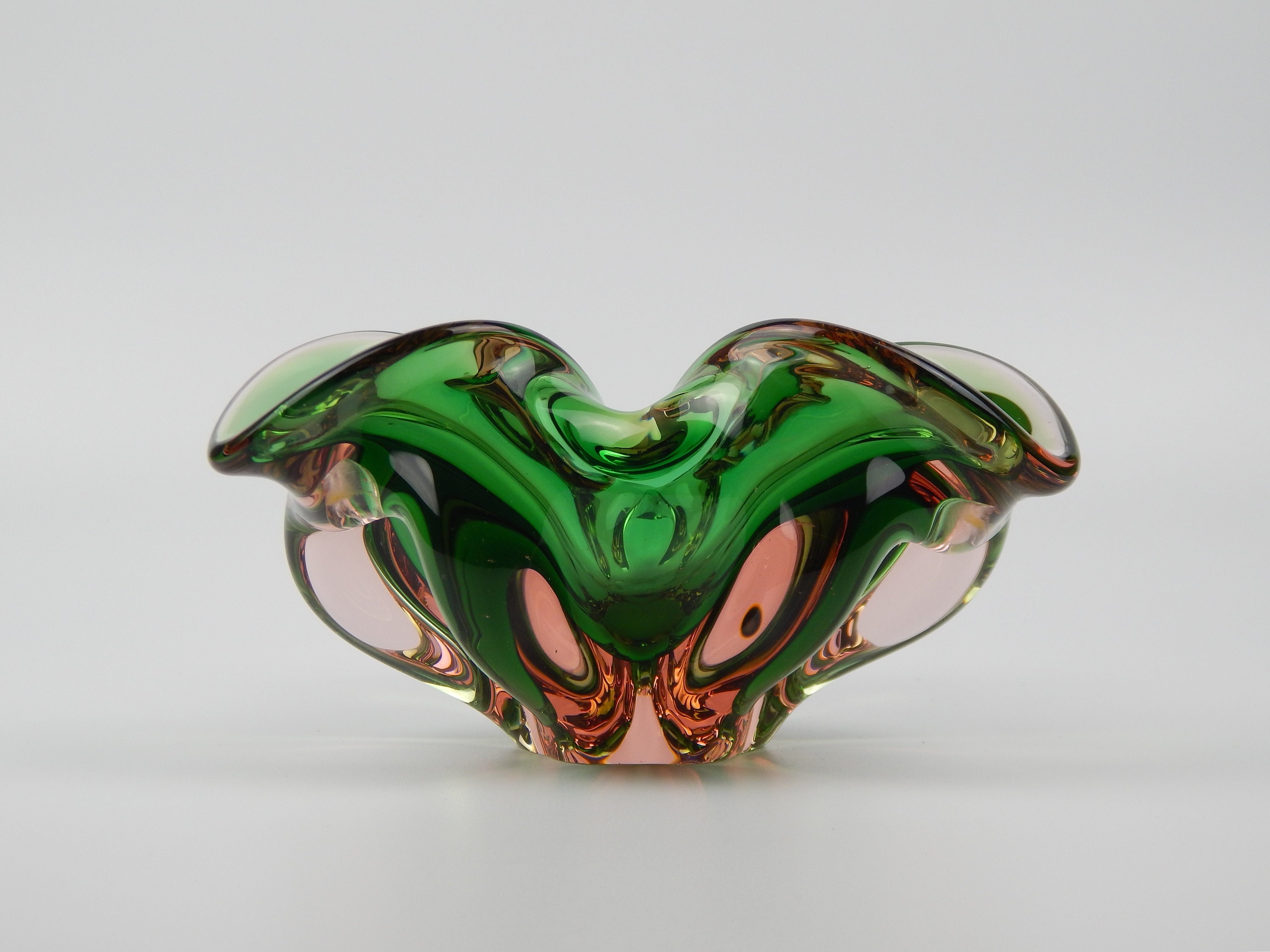 Vintage Decorative Glass Set From Designer Josef Hospodka Etsy