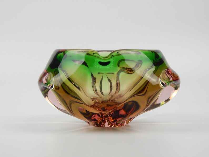 Vintage Decorative Glass Set From Designer Josef Hospodka Etsy