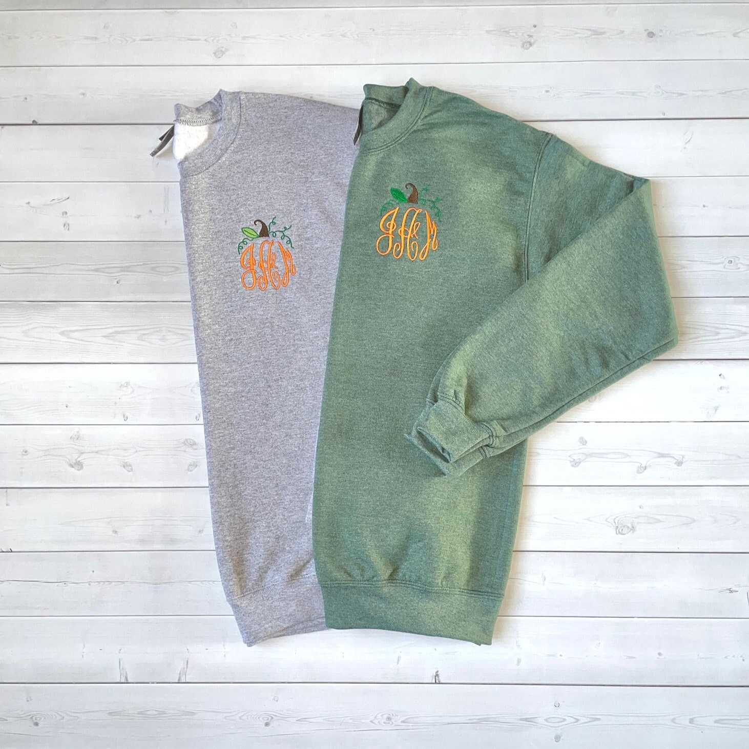 monogram pumpkin sweatshirt