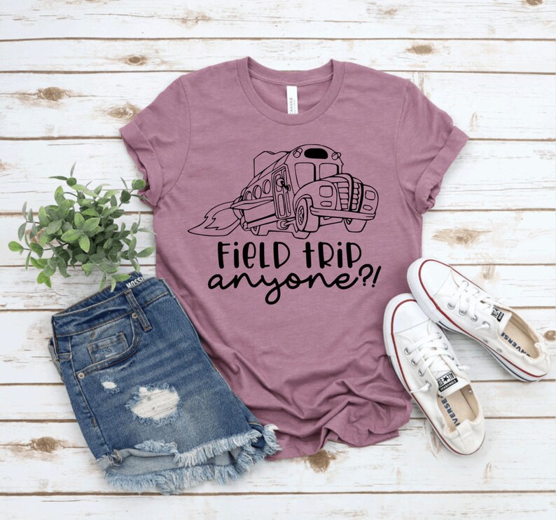 Field Trip Anyone Shirt Magic School Bus Ms. Frizzle Etsy