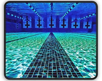 Swimming Pool Depth Mouse Pad - Calm Water Desk Decor