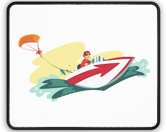 Parasailing Mouse Pad - Ocean Flight Desk Decor for Water Lifestyle