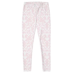 Blush Pink Damask Print Leggings - Himekaji, Fairy Kei, Sweet Lolita