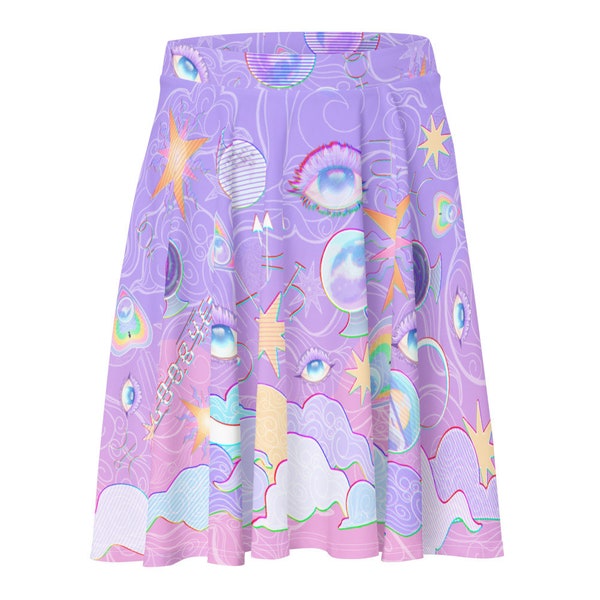 Pastel Goth Skirt Etsy