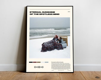 Eternal Sunshine of the Spotless Mind / Michel Gondry / Digital Download Minimalist Movie Poster (A4/A3/A2/24x36" etc.) - Vintage Retro Art