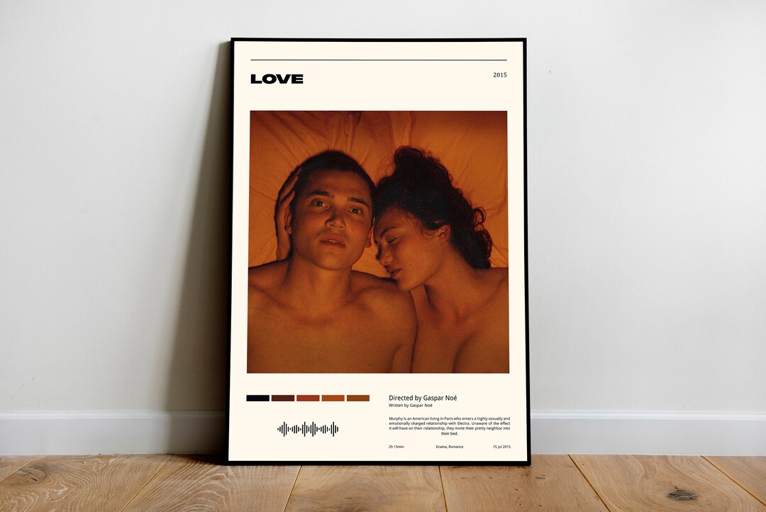 Love / Gaspar Noé / Digital Download Minimalist Movie Poster a4/a3/a2