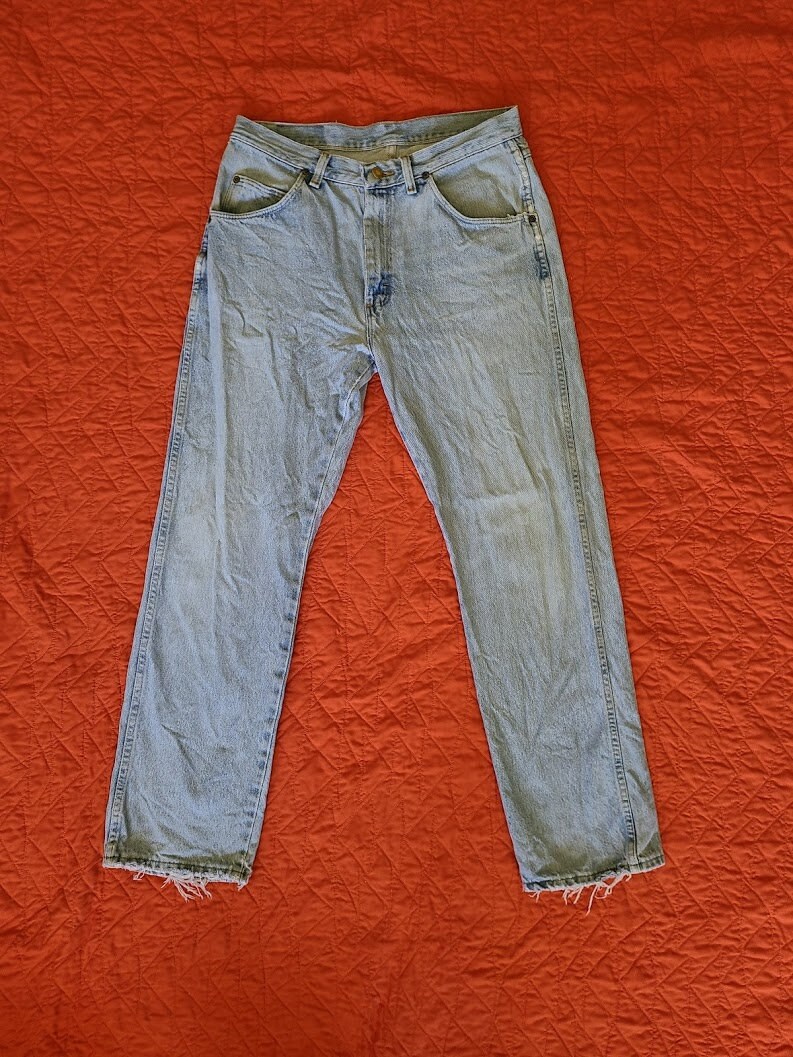 Wrangler Jeans light Wash 33x30 | Etsy