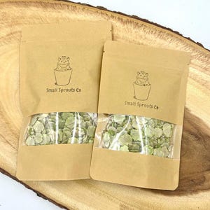 Healthy Organic Pea Flakes Treats Hamsters Guinea Pig Rabbit Treats image 3