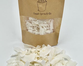 Organic Coconut Chips Small Animal Hamster Treat Forage Topper