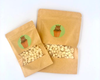 Small Animal Treats Dried Apple Organic Natural Toppers