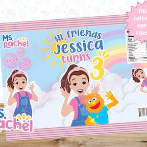 Ms Rachel Chip Tasche | Bearbeitbares Gastgeschenk (Digital)