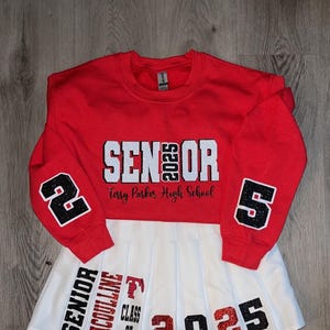 Senior Season Set; Senior Sweatshirt and skirt set; Sweatshirt and skirt Set; School Girl Senior Look, Senior, Senior skirt,Senior Skirt