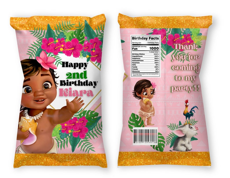 Mock Up how the Chip Bag will look once finished