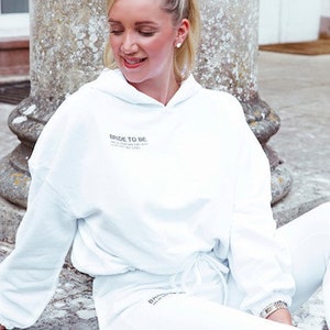 white bride tracksuit