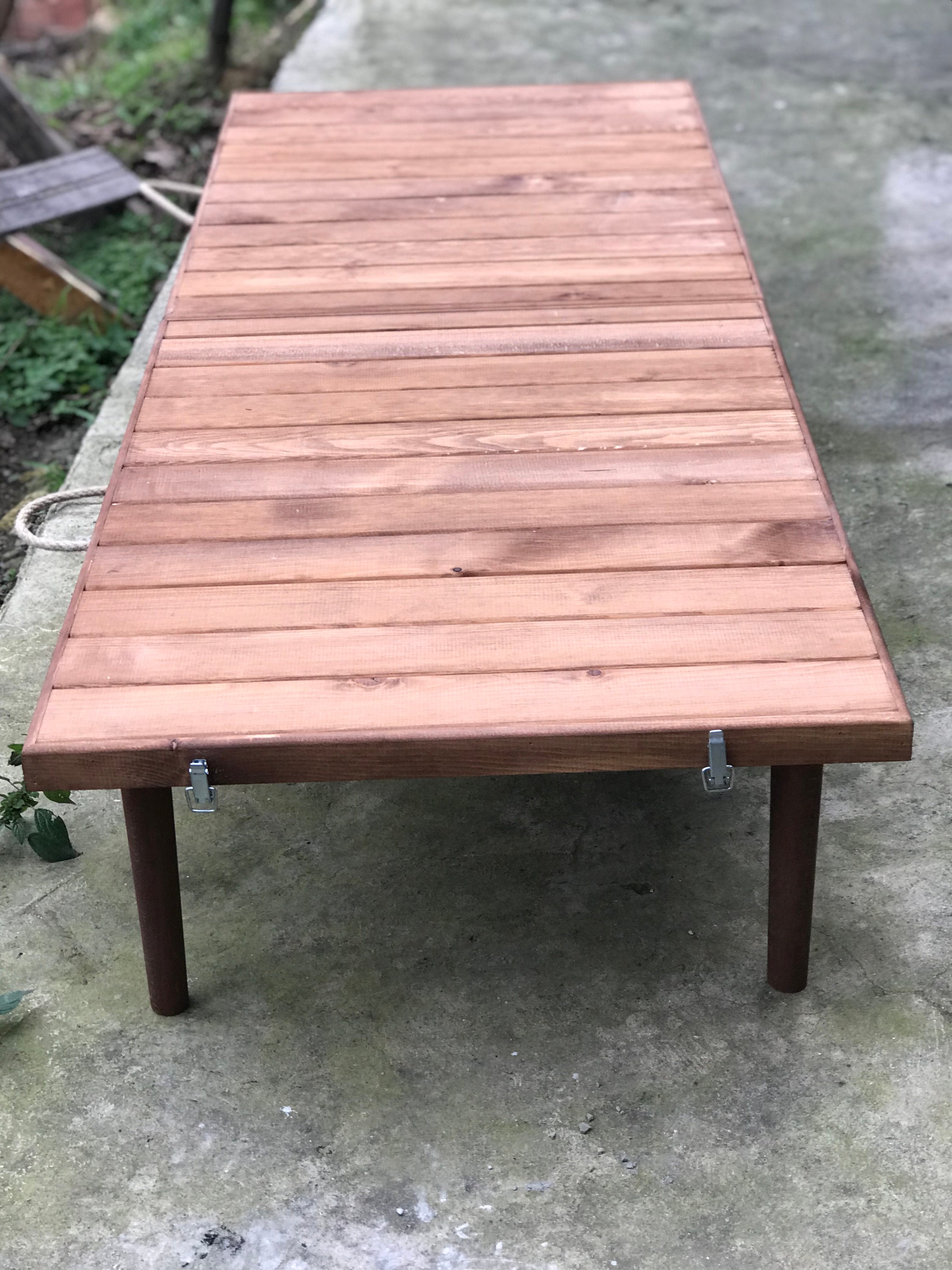 Wood Table28x71ınch Boho Table Wooden Table Low Foldable Etsy UK