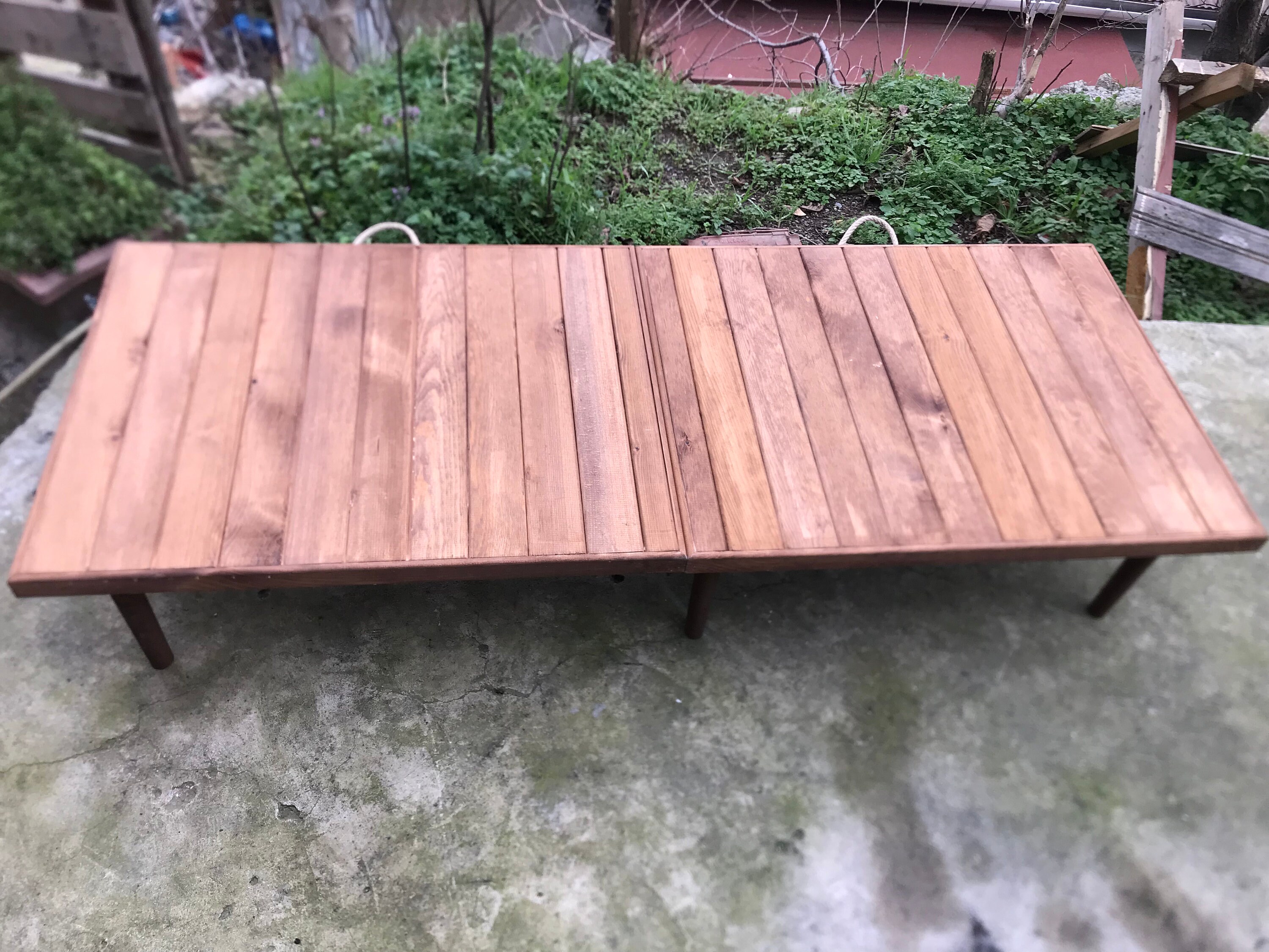 Wood Table28x71ınch Boho Table Wooden Table Low Foldable Etsy UK