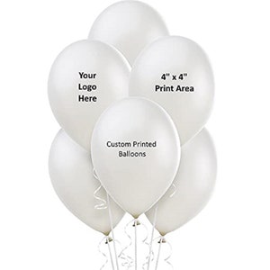 Balões de látex impressos personalizados Texto/logotipo personalizado